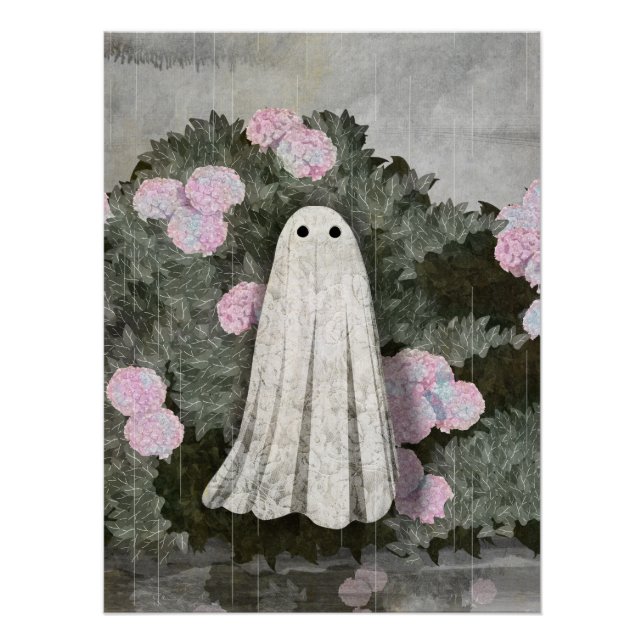 Póster Hydrangeas (Anverso)