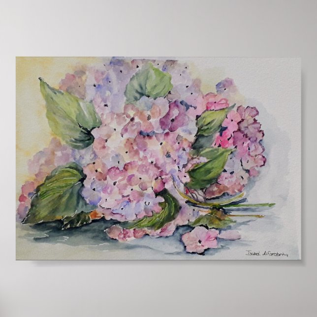 Póster Hydrangeas (Frente)