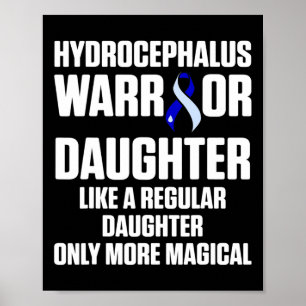 Póster Hydrocephalus Sobreviviente Hija Guerrero de Conci