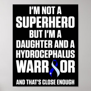 Póster Hydrocephalus Sobreviviente Hija Guerrero de Conci