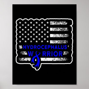 Póster Hydrocephalus Survivor Hardwork US Awareness Warri