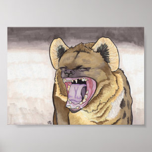 Póster Hyena 5x7