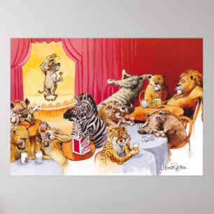 Póster Hyena de risa