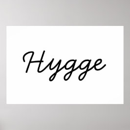 Póster Hygge Black Elegant