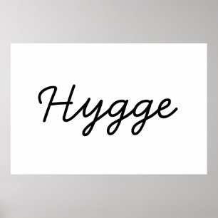 Póster Hygge Black Elegant
