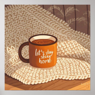 Póster Hygge Cosy Night Celebra noches acogedoras