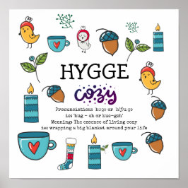 Póster HYGGE - El Personalizado de significación y pronun