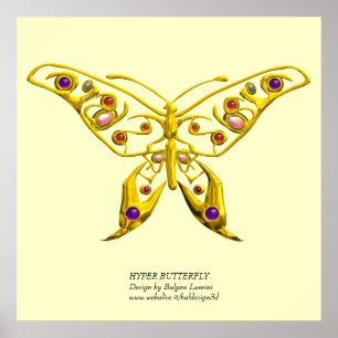 Póster HYPER BUTTERFLY,tamaño colosal