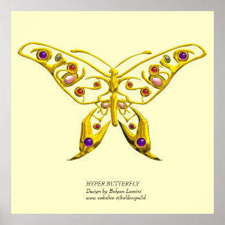 Póster HYPER BUTTERFLY,tamaño colosal