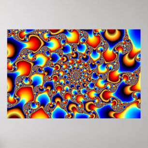 Póster Hypn0sis - Fractal Art