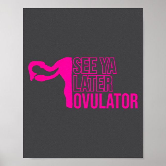 Póster Hysterectomy Humor Funny Feminist Surgery Recovery (Frente)