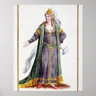 Póster Hyu-Chen, esposa de Genghis Khan, de 'Receuil des