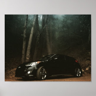 Póster Hyundai Veloster Turbo Poster 2013