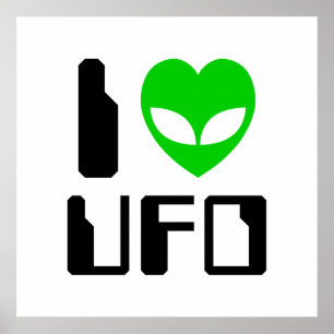 Póster I Alien Heart UFO
