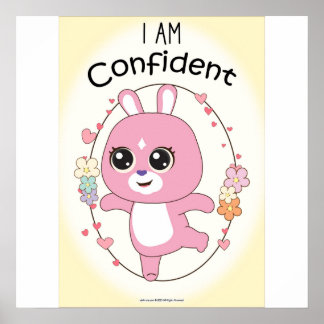 Póster I am confident Wall art