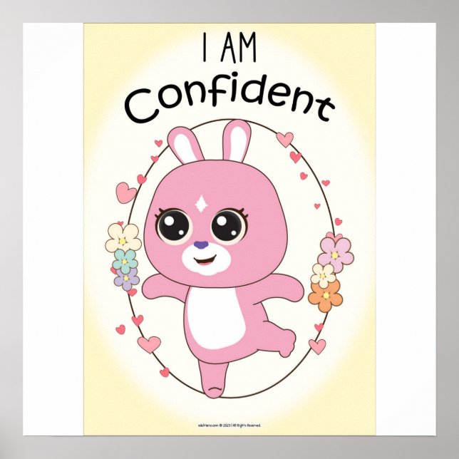 Póster I am confident Wall art (Frente)