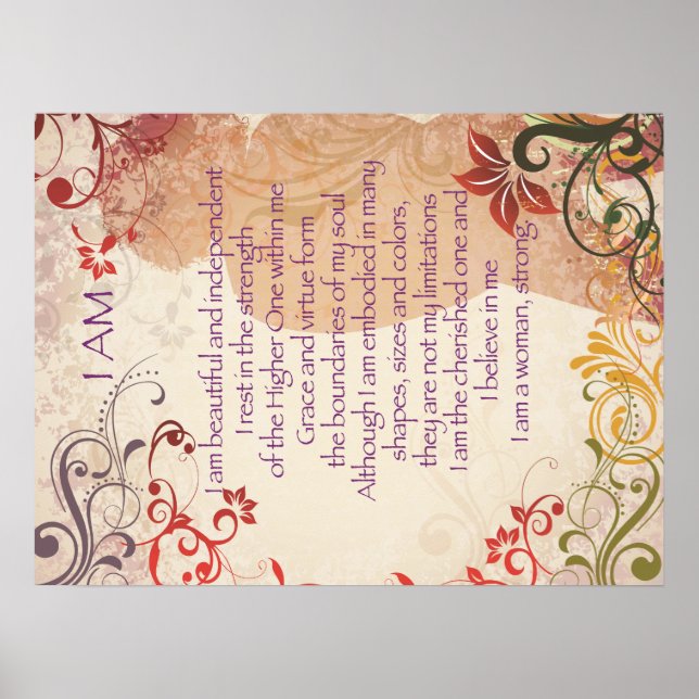 Póster I AM poster (Frente)