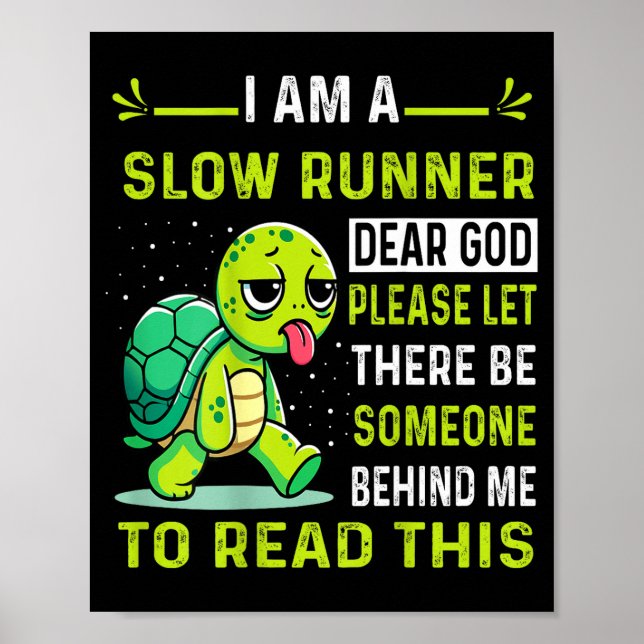 Póster I Am Runner Dear God Please Let There Be Someone F (Frente)