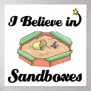 Póster i believe in sandboxes