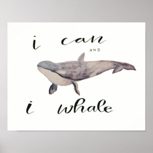 Póster I Can and I Whale