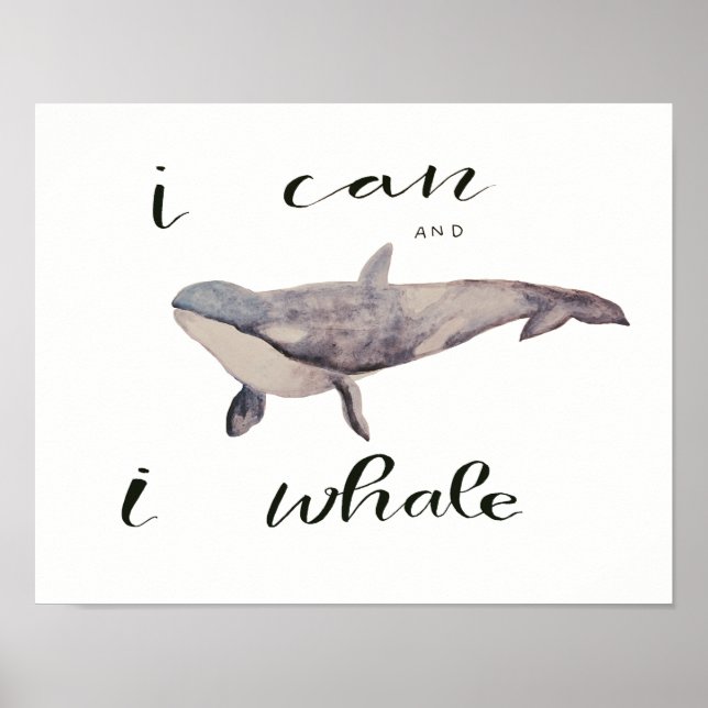 Póster I Can and I Whale (Frente)