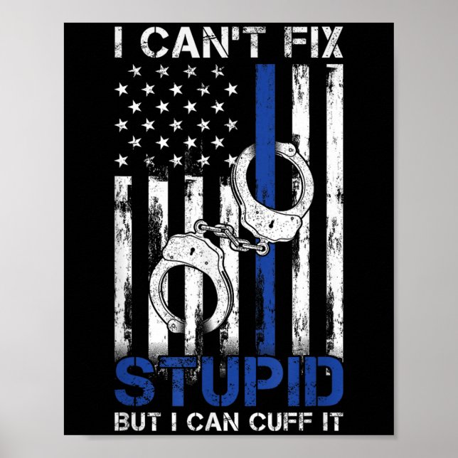 Póster I Cant Fix Stud But I Can Cuff It Lice  (Frente)