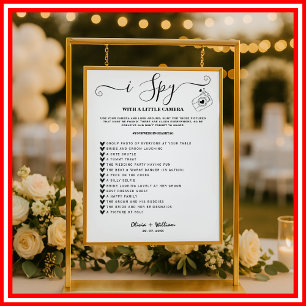 Póster i Caza fotográfica espía Boda en la recepción Jueg
