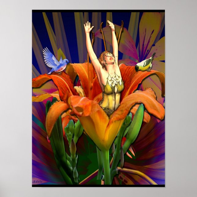 Póster I Ching Meditations, hexagram 12, Standstill (Frente)