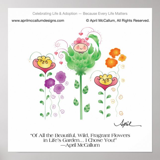 Póster I CHOSE YOU! Poster by April McCallum (Frente)