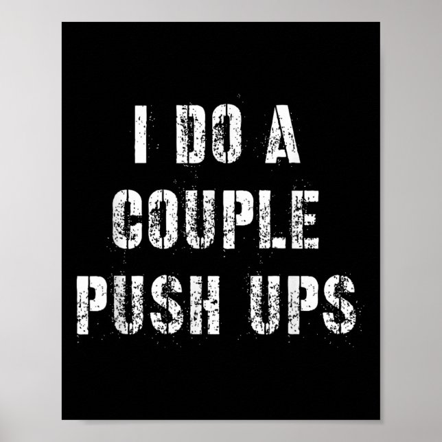 Póster I Do A Couple Push Work Out Gift  (Frente)