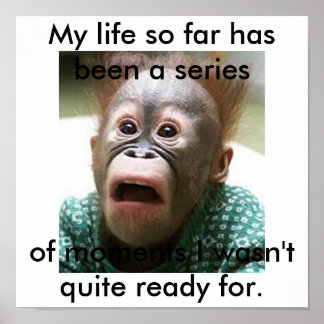 Póster I don't think I'm ready for life