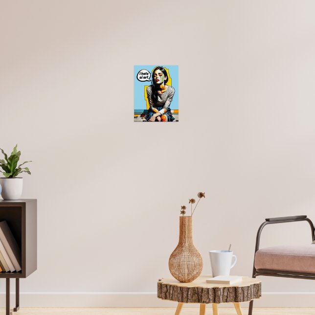 Póster "I Hate AI Art" 1 (Salón 3)