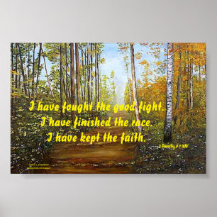 PÓSTER I HAVE FOUGHT THE GOOD FIGHT POSTER