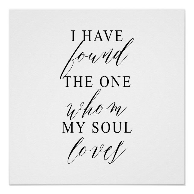 Póster I Have Found The One Wedding Backdrop Banner (Anverso)