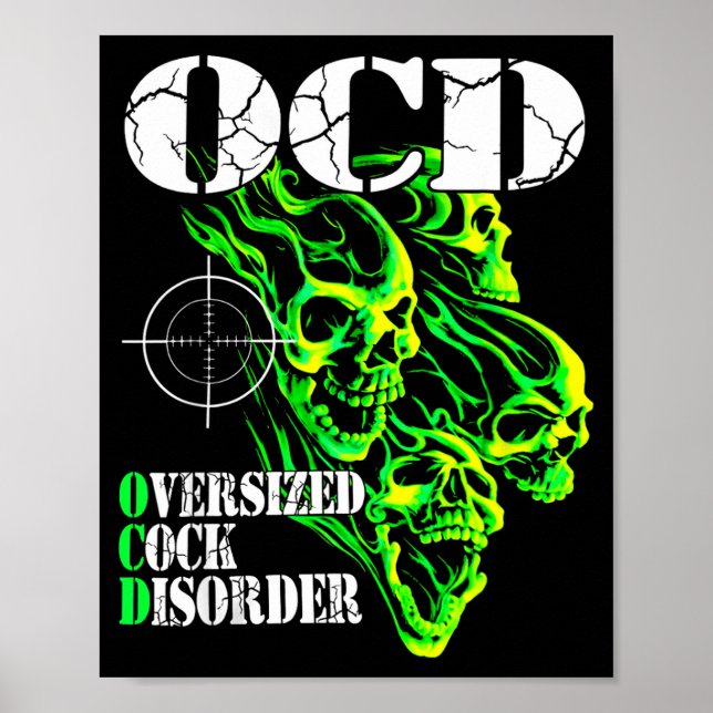 Póster I Have Ocd Oversized Disorder  (Frente)