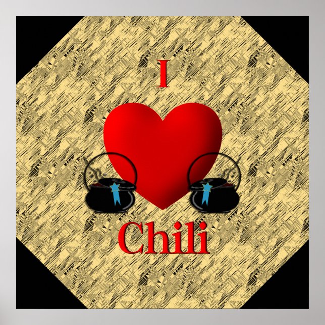 Póster I Heart Chili Poster (Frente)