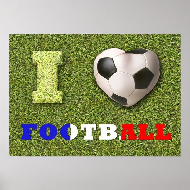 Póster I Heart Football France - Poster (Frente)