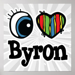 Póster I Heart (Love) Byron