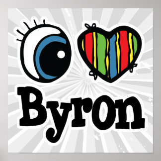 Póster I Heart (Love) Byron