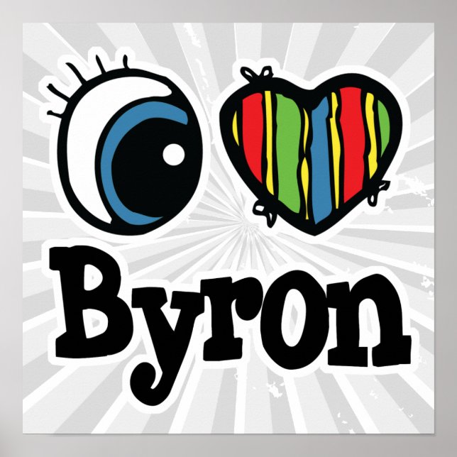 Póster I Heart (Love) Byron (Frente)