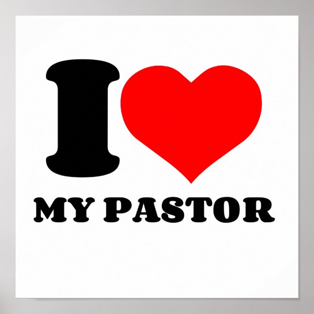 PÓSTER I HEART MY PASTOR (Frente)