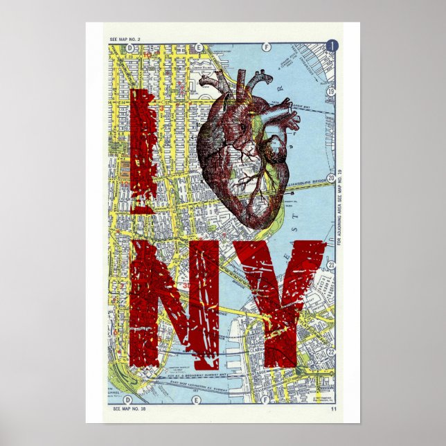 Póster I Heart NY (Frente)