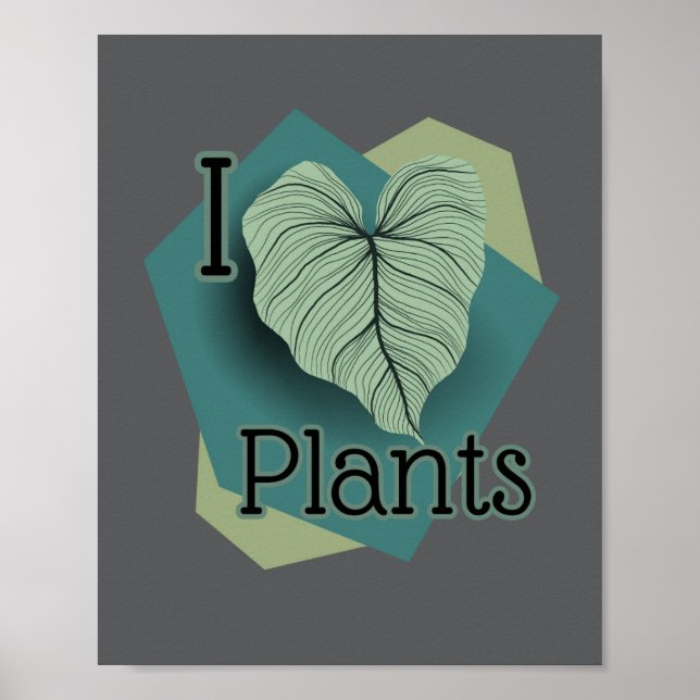 Póster I Heart Plants (Frente)