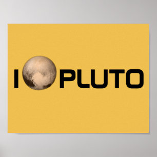 Póster I Heart Pluto Nuevo Poster Horizonte