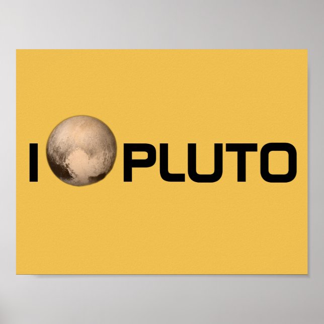Póster I Heart Pluto Nuevo Poster Horizonte (Frente)
