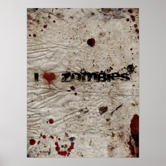 Póster I Heart Zombies