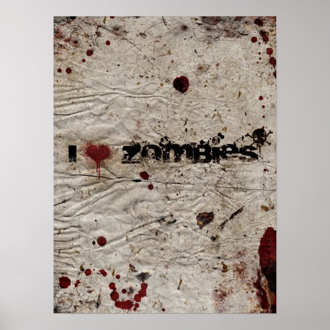 Póster I Heart Zombies (Frente)