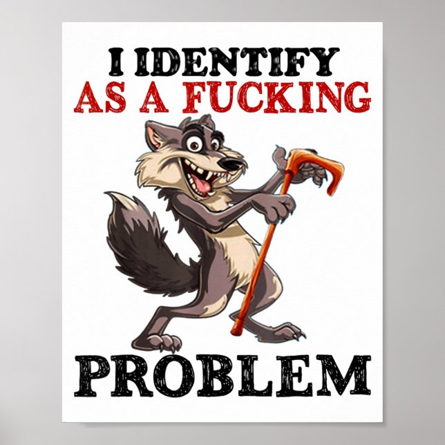Póster I Identify As A Foring Problem  (Frente)