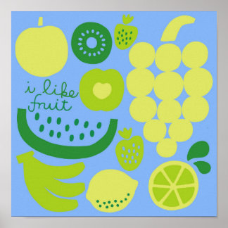 Póster I LIKE FRUIT Poster