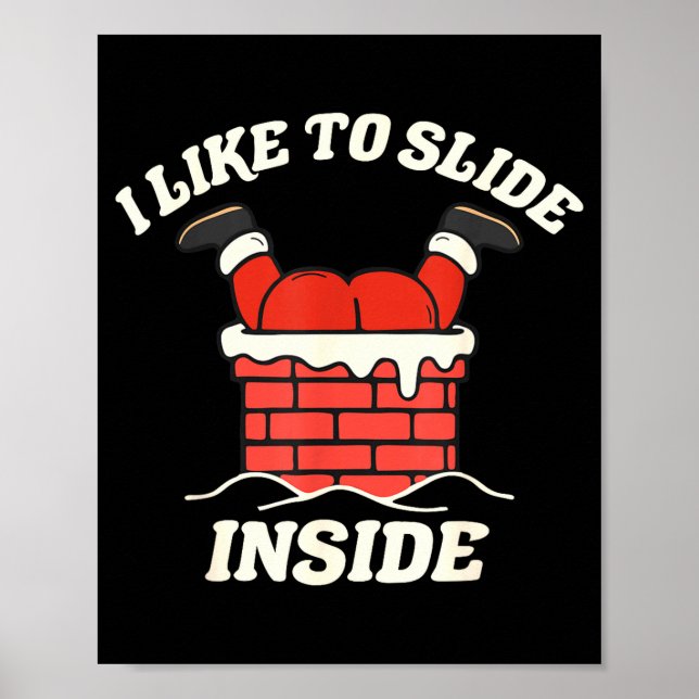 Póster I Like To Slide Inside I Like To Ride On Top Coupl (Frente)